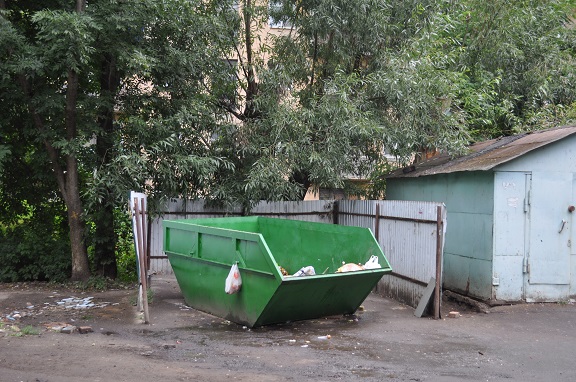 Где складировать крупногабаритные отходы.